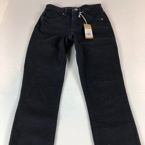 Revtown Jeans Women's 24 Ankle High Rise Skinny Dark Blue Stretch Denim Pants